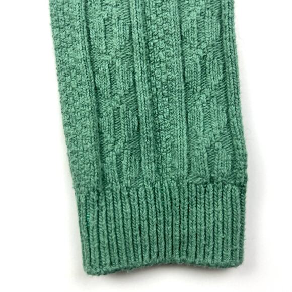 Mini Boden Green Cable Knit Footless Tights Leggings - Picture 2 of 5